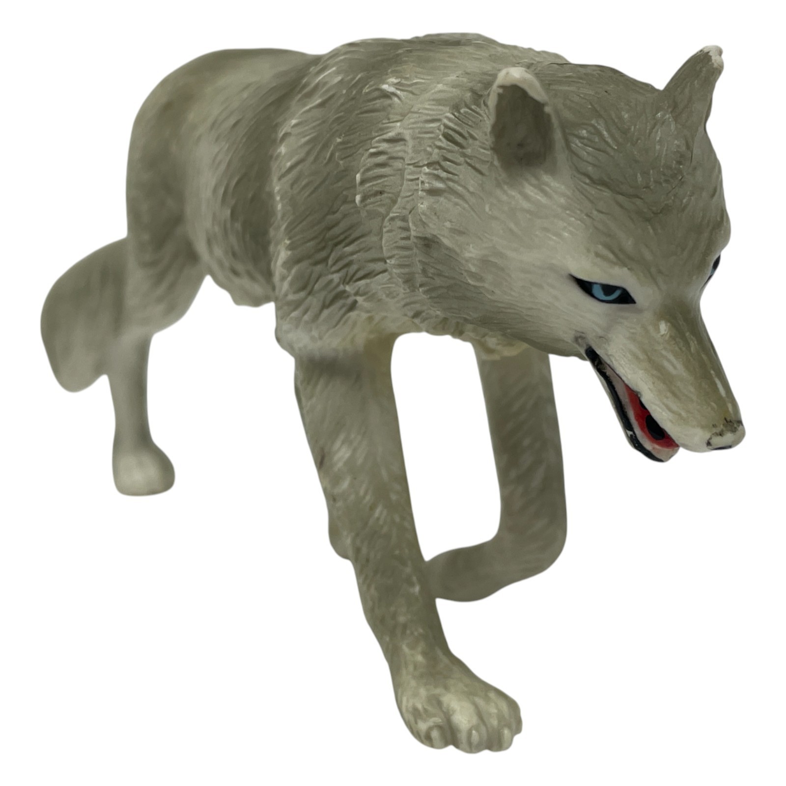 Bullyland Gray Wolf Figure 09012 Realistic Wildlife Animal Toy