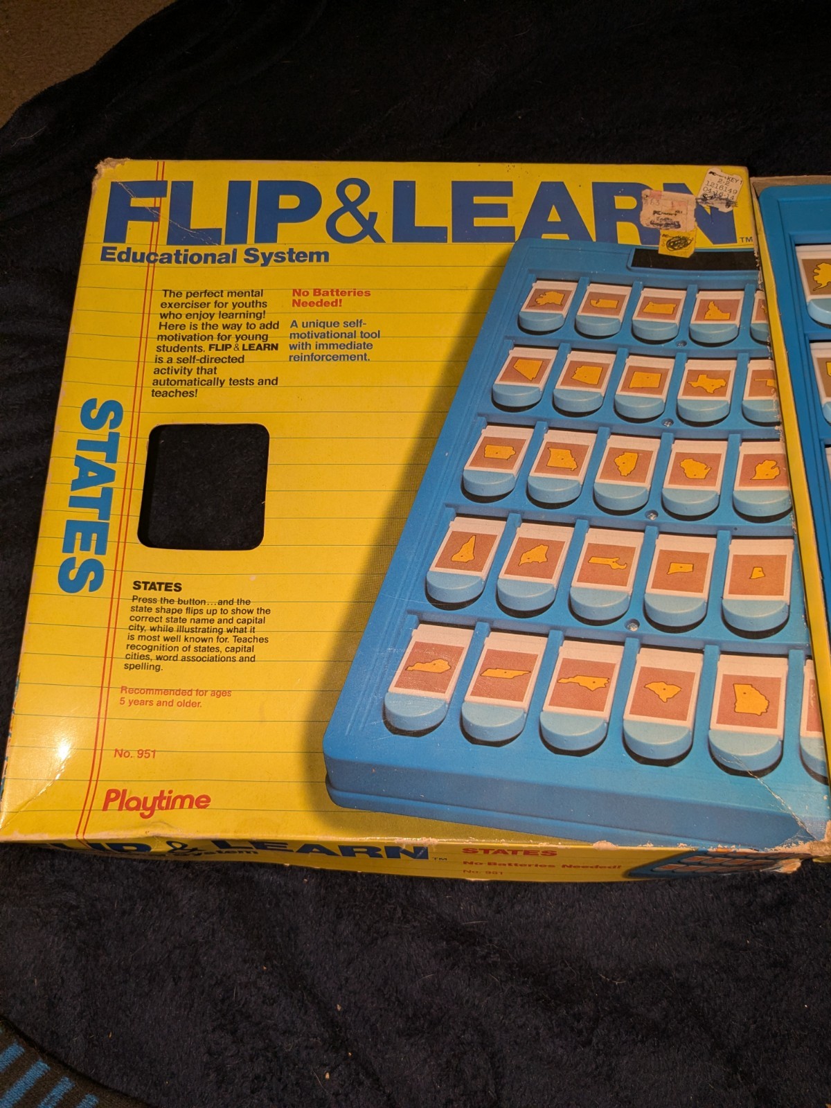Playtime Vintage United States and Capitol Flip & Learn Homeschool Interactive