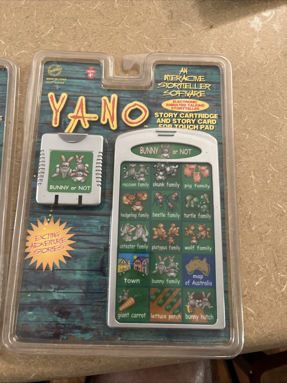 Yano THE SECRET SINGING STONE Bunny Story Card Cartridge Interactive Storyteller