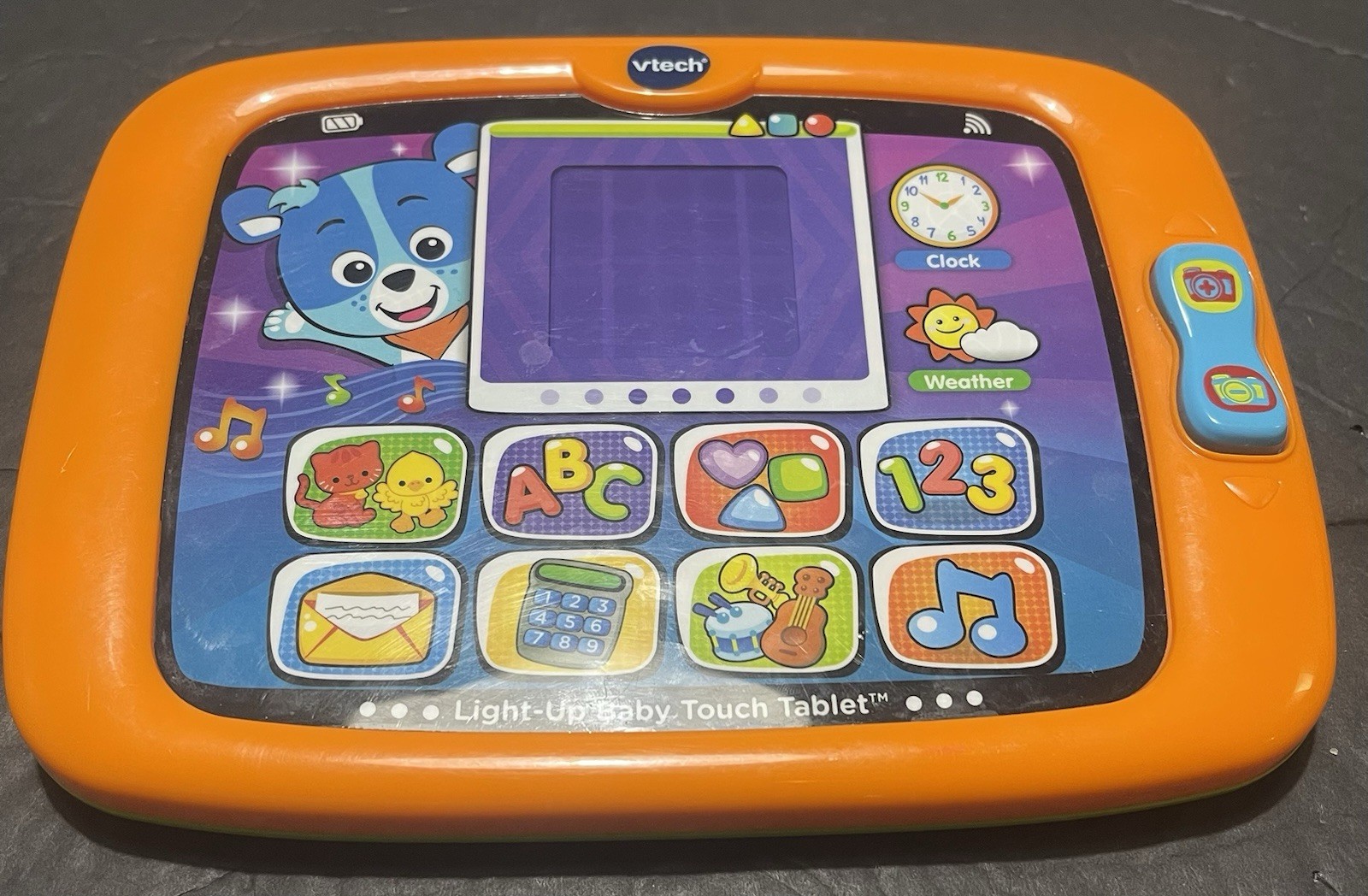 Vtech Green/Orange Light-Up Baby Touch Tablet #1514 Kids Tablet – Works Great