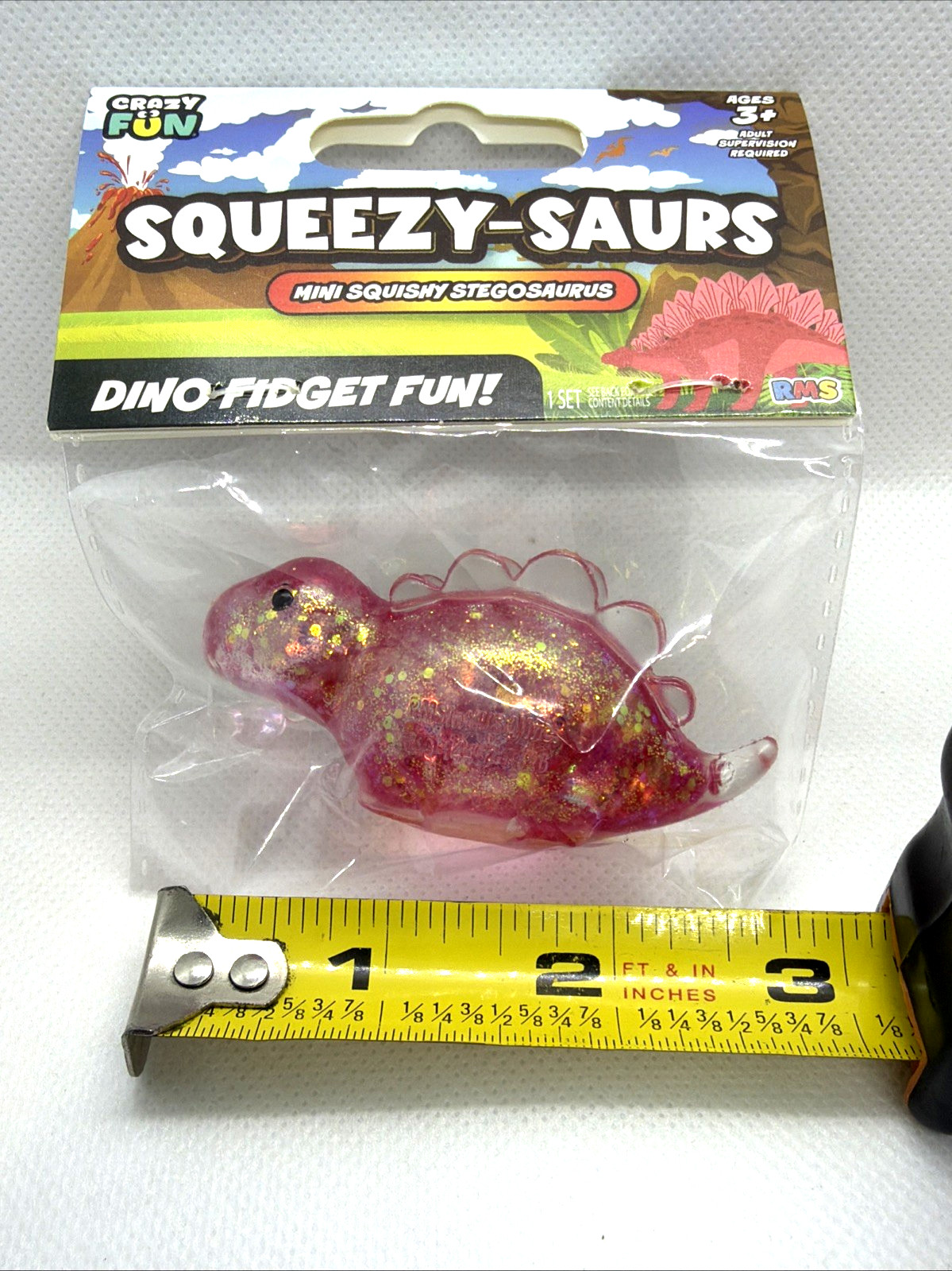CRAZY FUN RMS Squeezy-Saurs MINI Squishy Dinosaurs LOT of 6 READ DESC.