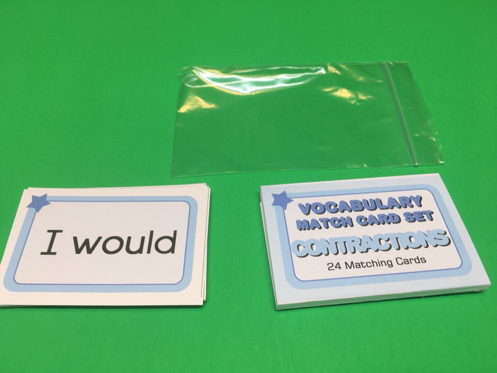 Contractions – Learning Flash Cards For Kids – Educational