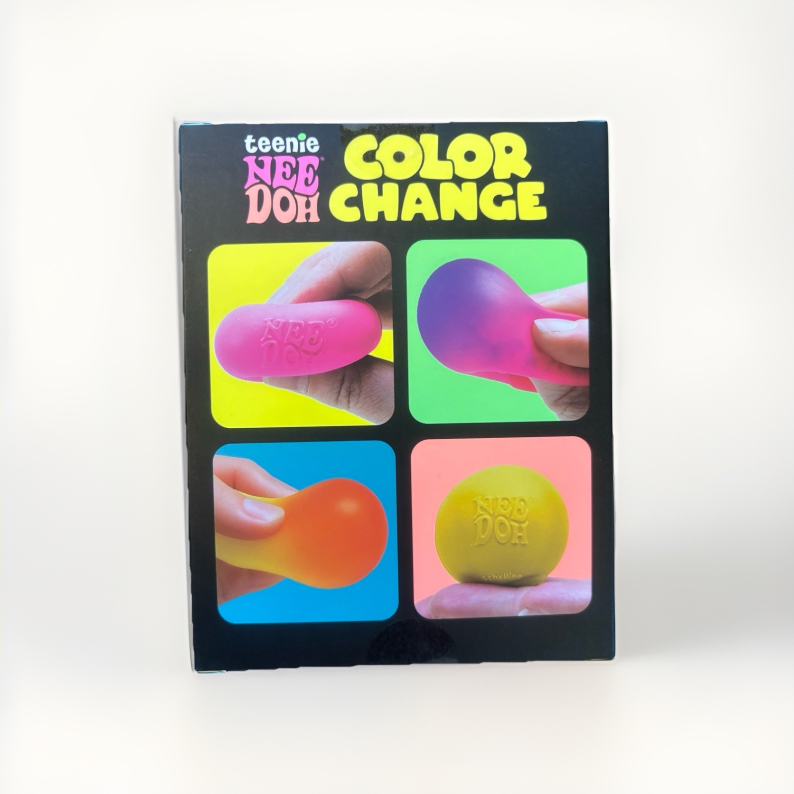 NEW SEALED Schylling Teenie NeeDoh Color Change 4 Pack Fidget Stress Balls