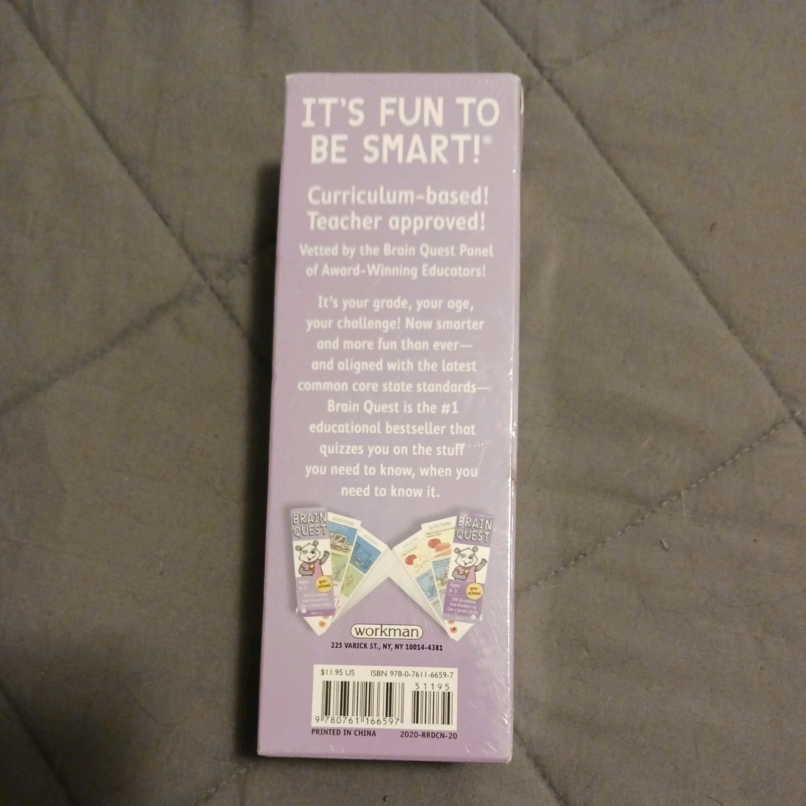 Brain Quest Preschool Cards: 300 Q&A To Get a Smart Start Ages 4-5 Preschool