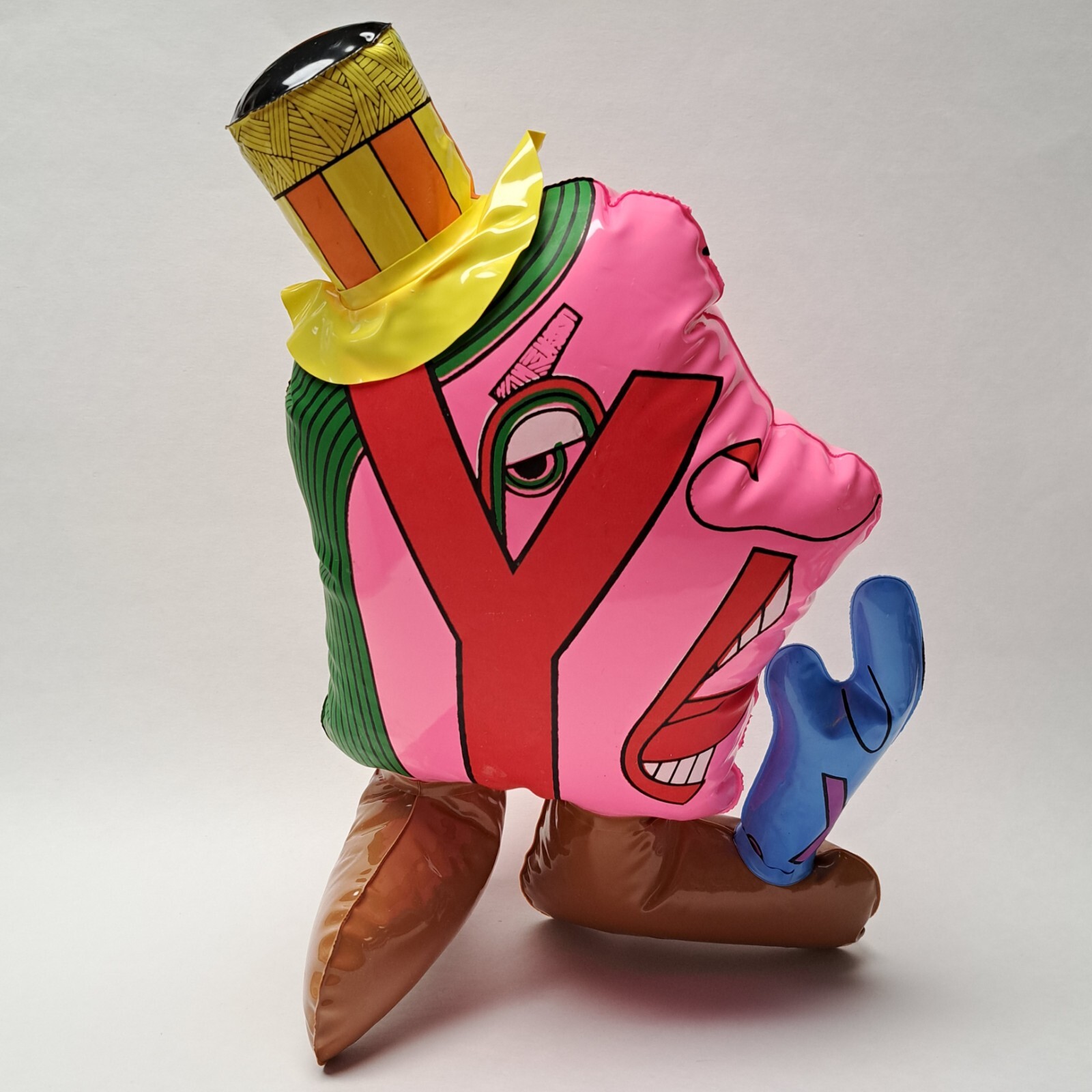 Vintage 1971 The Letter People Inflatable Alphabet LETTER Y Arista Corp 70’s