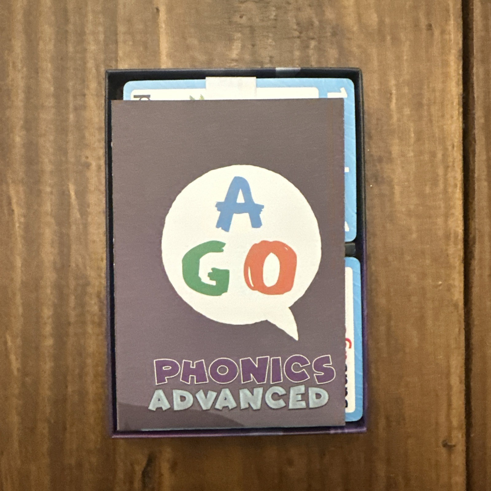 AGO Phonics Card Game Advanced Levels 4-5 Build Reading Skills, Learn Words New
