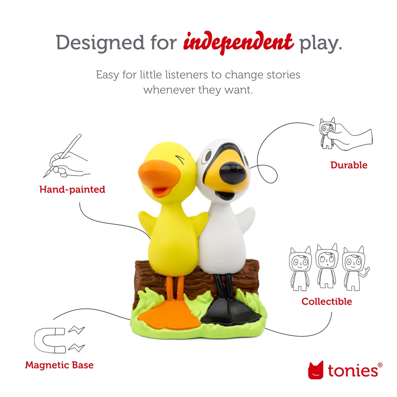 TONIES – Duck & Goose – Audio Play Character Kids Toy Figurine 11000639