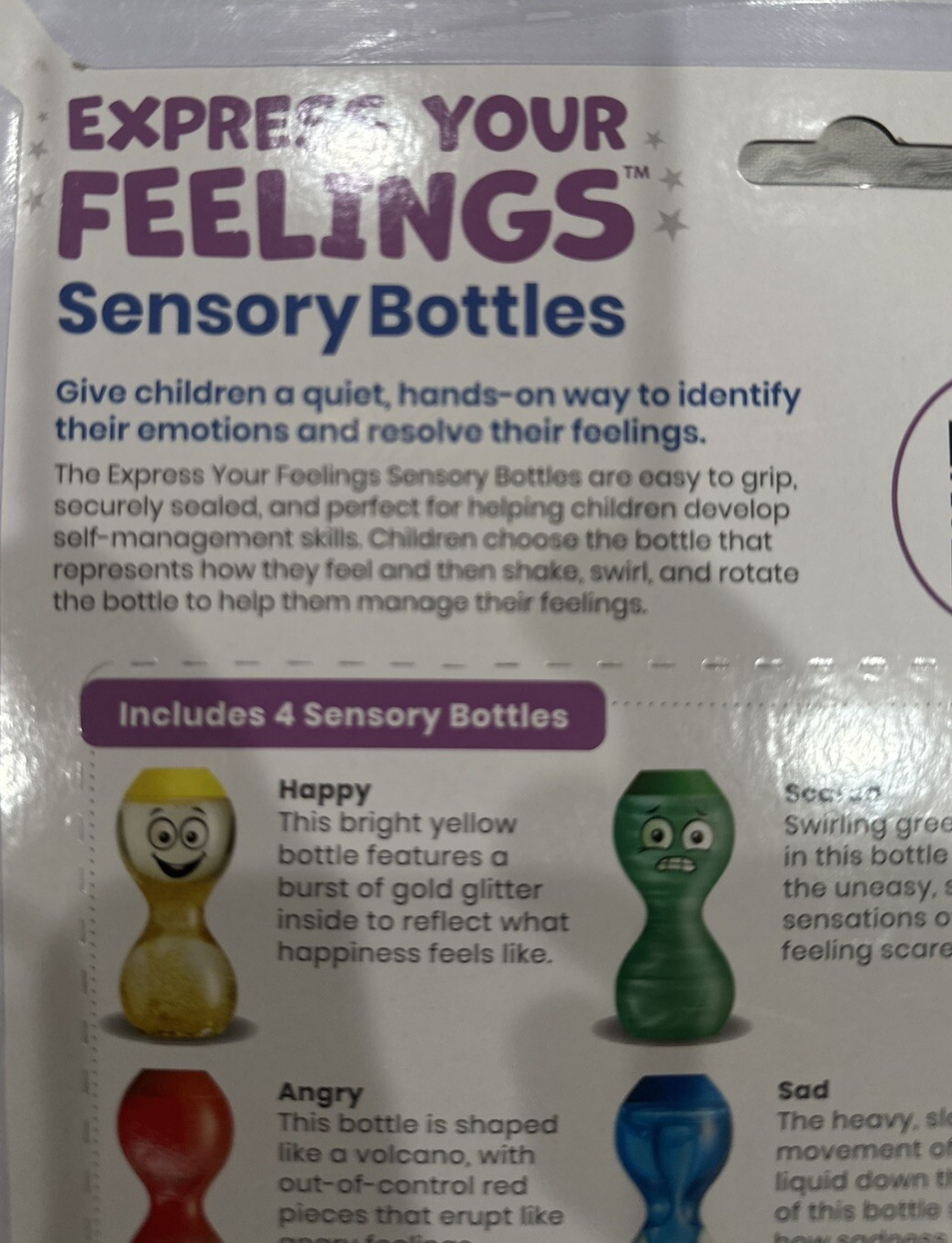 Hand 2 Mind Express Your Feelings Sensory Bottles Play Therapy Schools New Kids