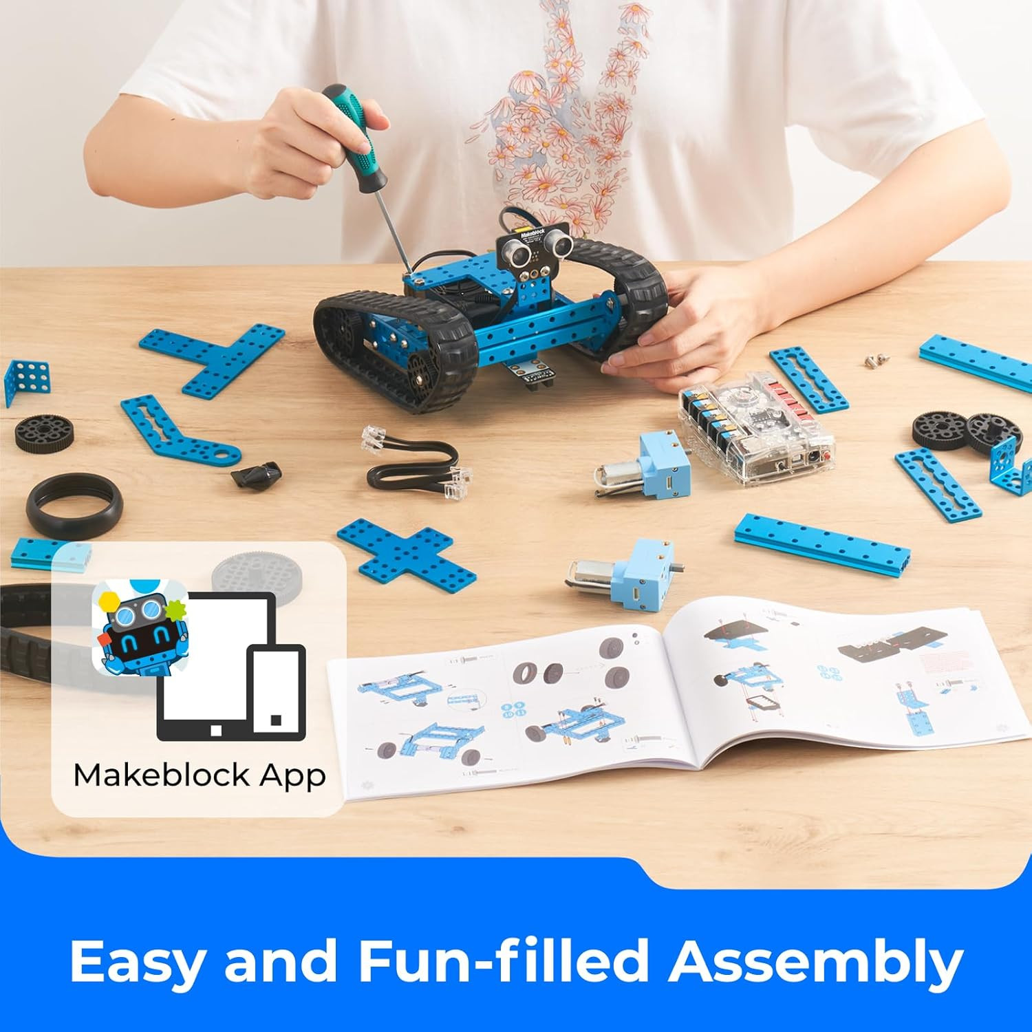 Mbot Ranger 3 in 1 Robotics for Kids Age 8-12, Coding Robot for Arduino Scratch