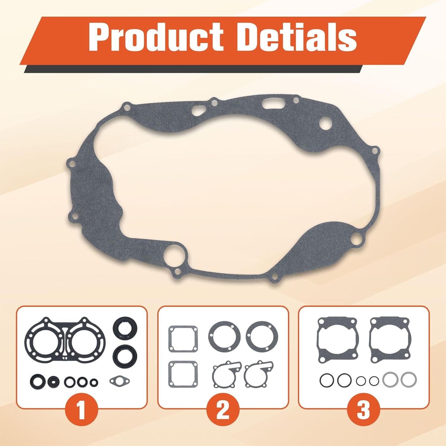 Yamaha Engine Gasket Kit Labwork Gasket Set Oil Seal Replacement Engine Gasket