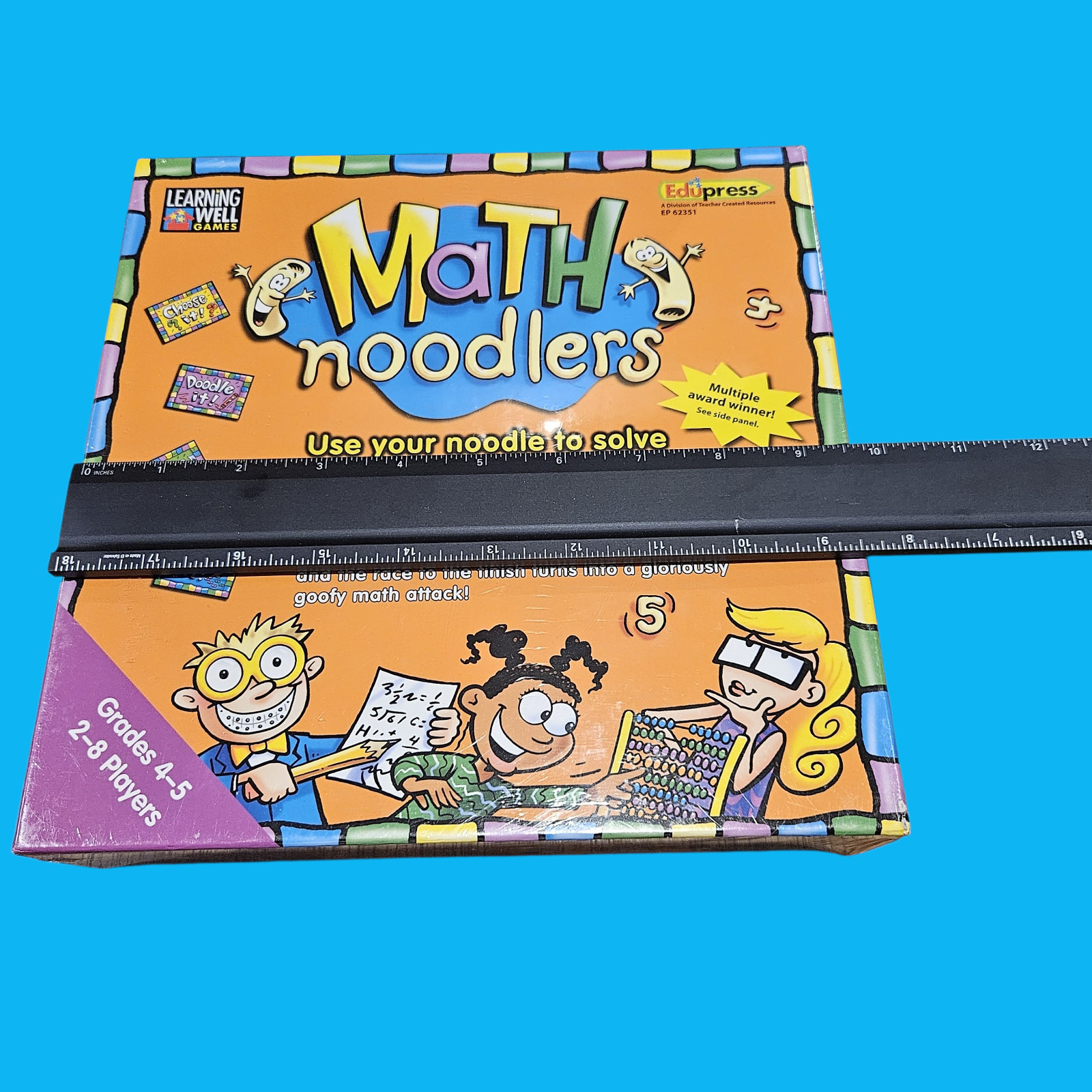 Math Noodlers Board Game Grades 4-5 Edupress Learning Well New & Factory Sealed