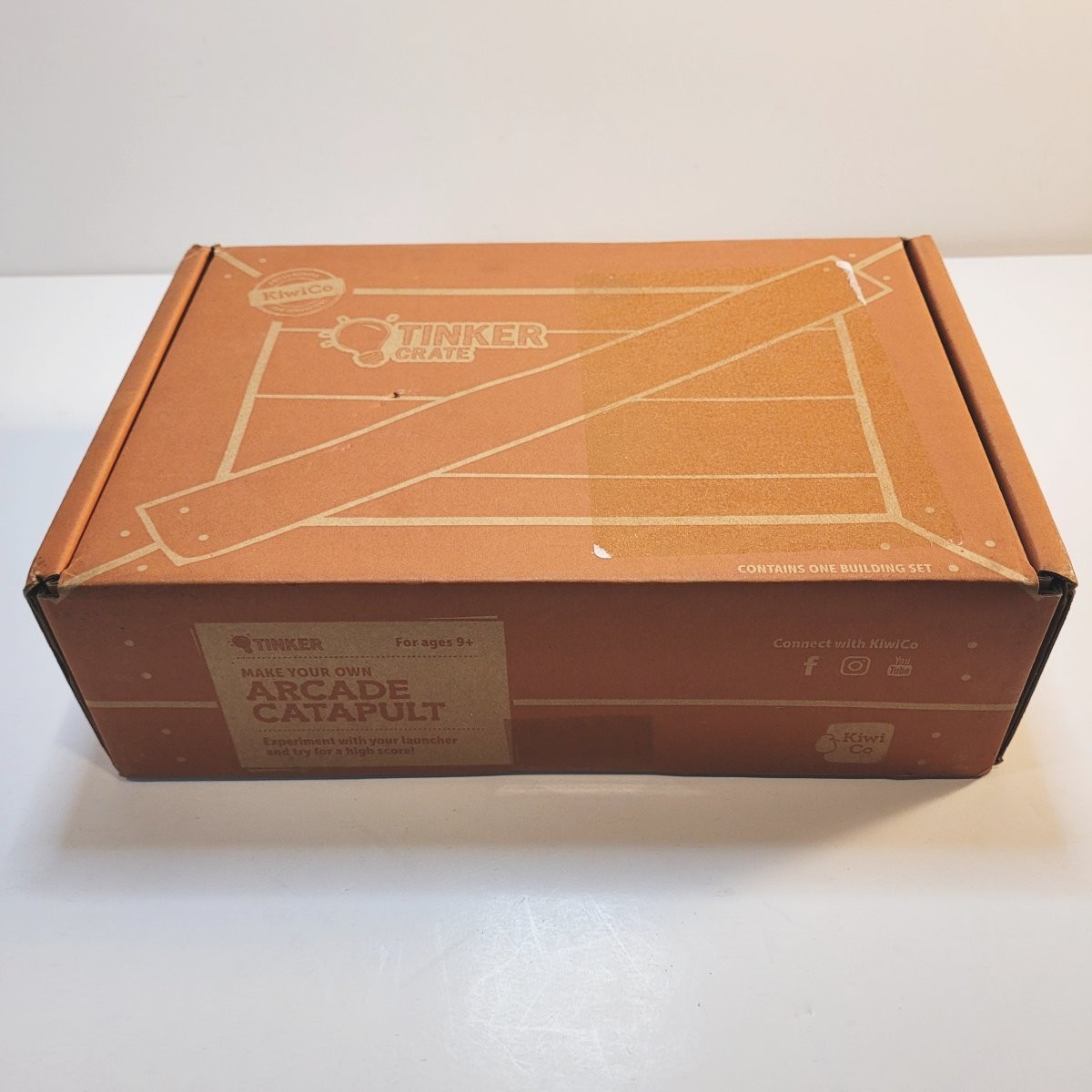NEW Kiwi Co Tinker Crate Educational Kit – Make Your Own Arcade Catapult Toy