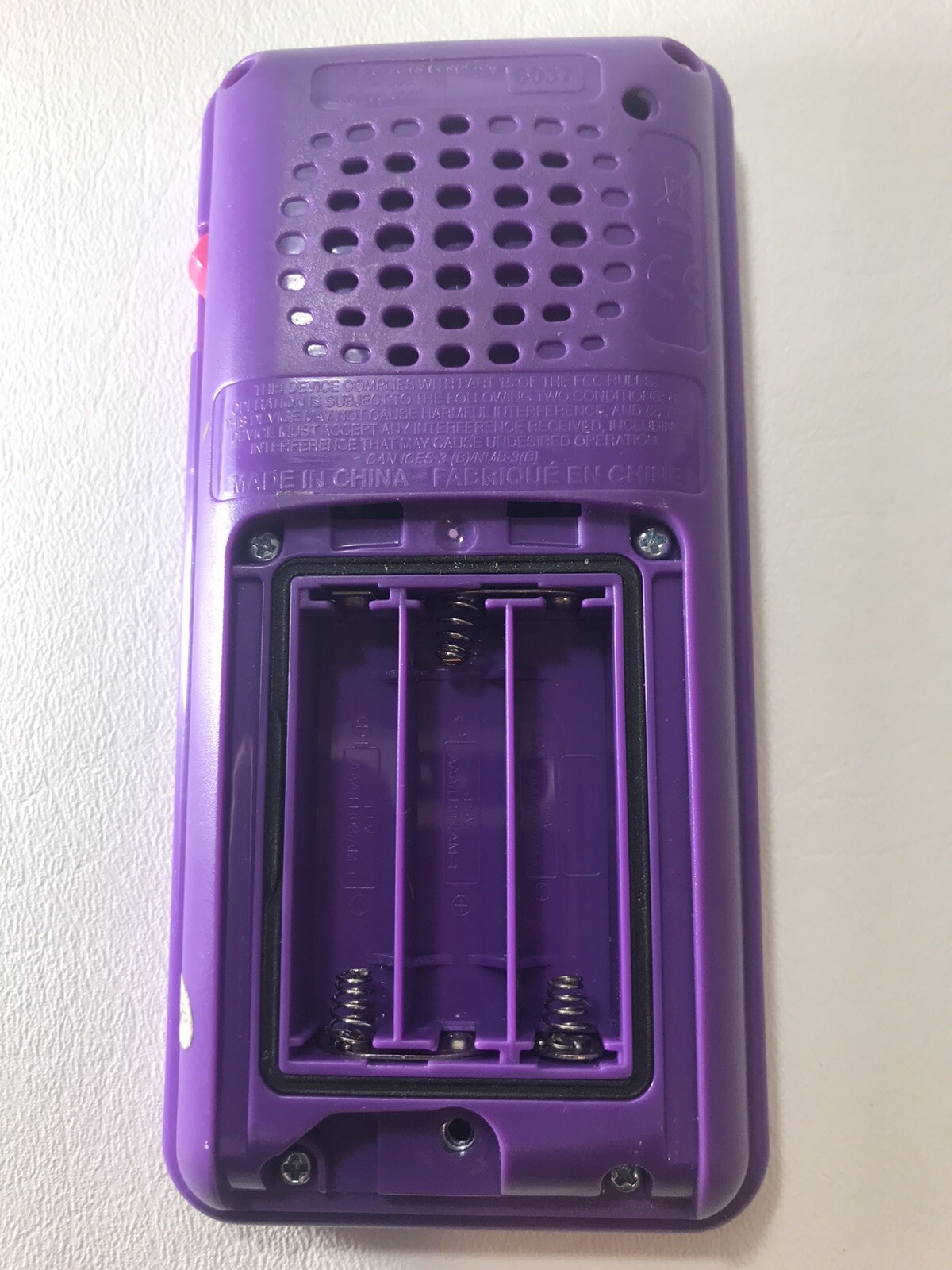 LeapFrog Chat and Count Emoji Phone Purple Used Tested Working Condition