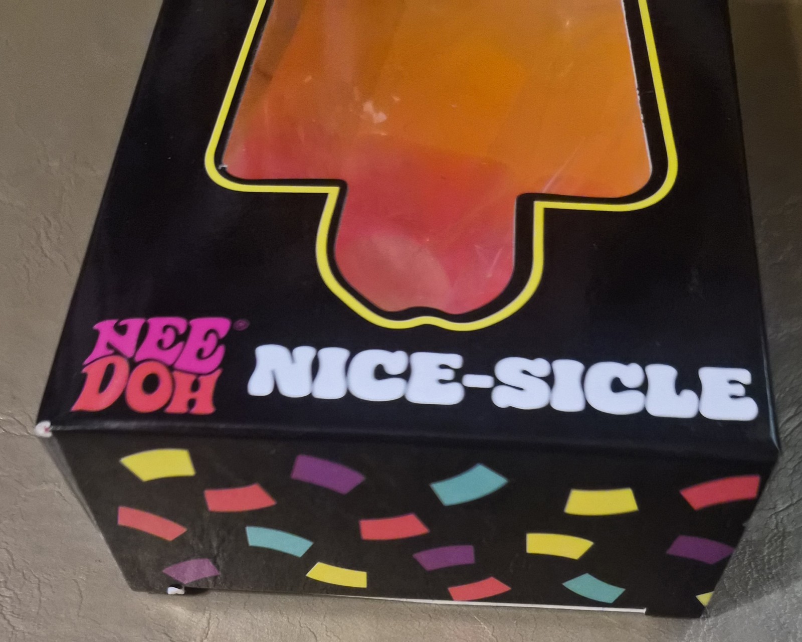 NEEDOH NICE-SICLE 3 INCH ORANGE POPSICLE SQUISHY TOY NIB