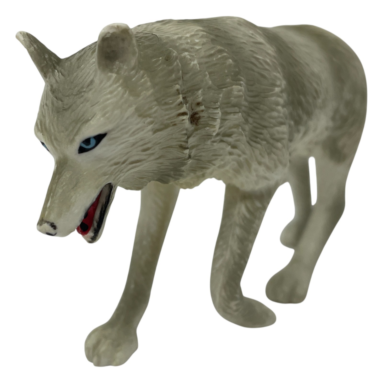 Bullyland Gray Wolf Figure 09012 Realistic Wildlife Animal Toy