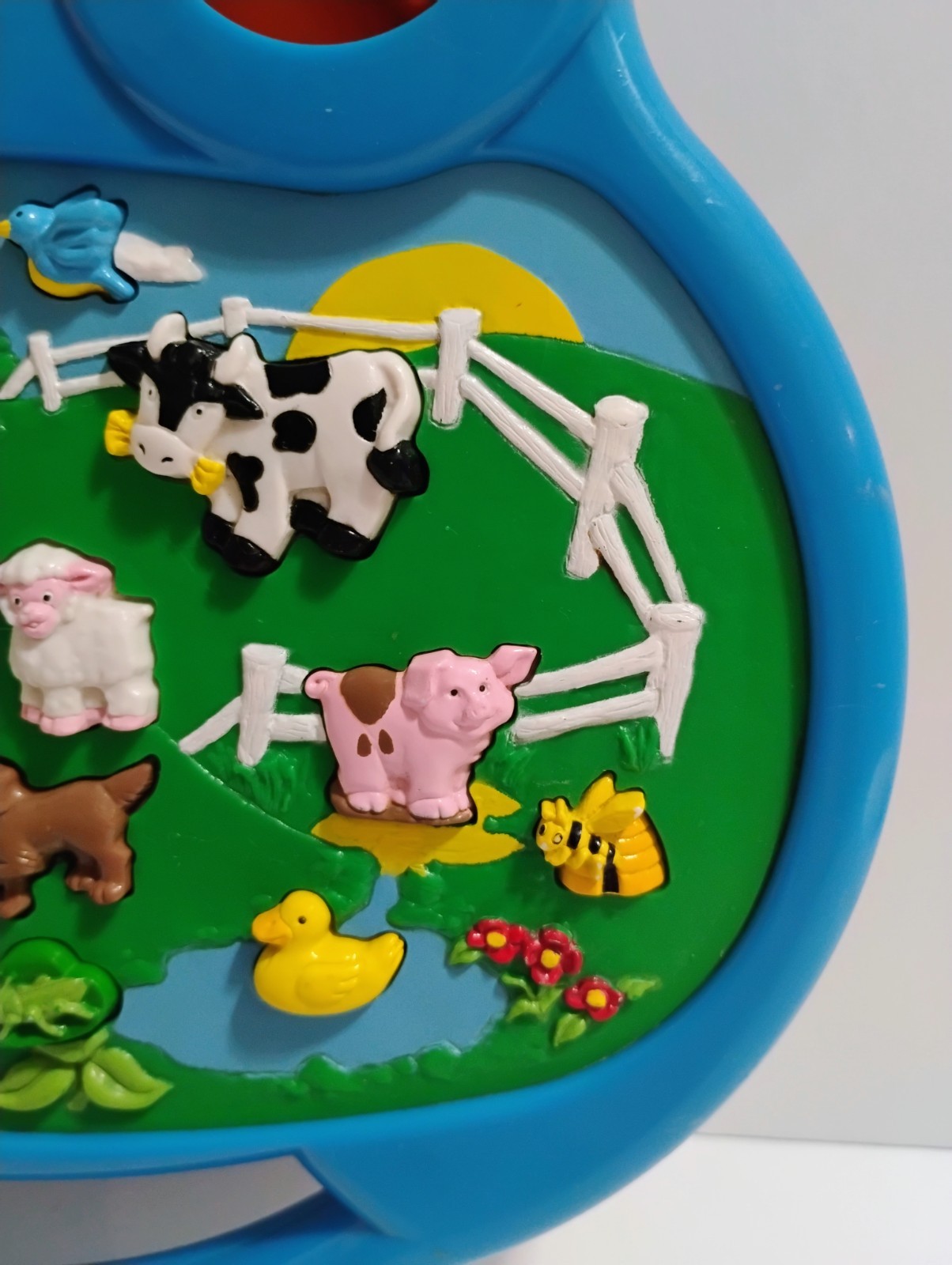 Vintage 1998 Leap Frog Think & Go Learning Farm Tablet Toy