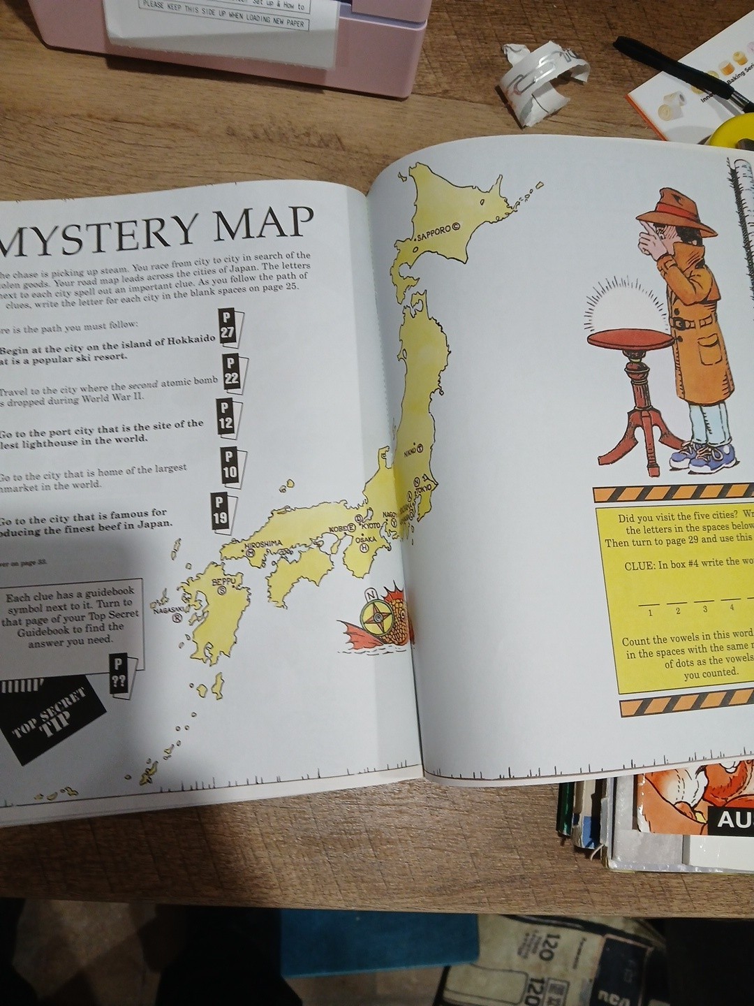 Highlights Magazine Japan 1995 Top Secret Adventures BOOK ONLY