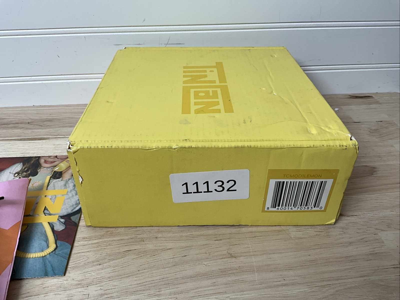 Tin Can Yellow Phone Kids Landline Answer Me – No Power Cable