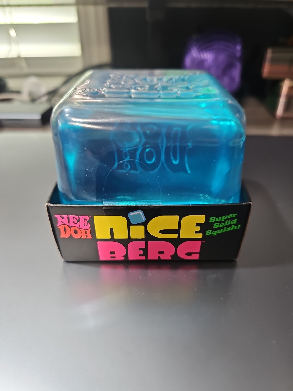 NeeDoh Nice Berg Blue XL Giant Nee Doh Niceberg Squishy Cube Ice TikTok Viral