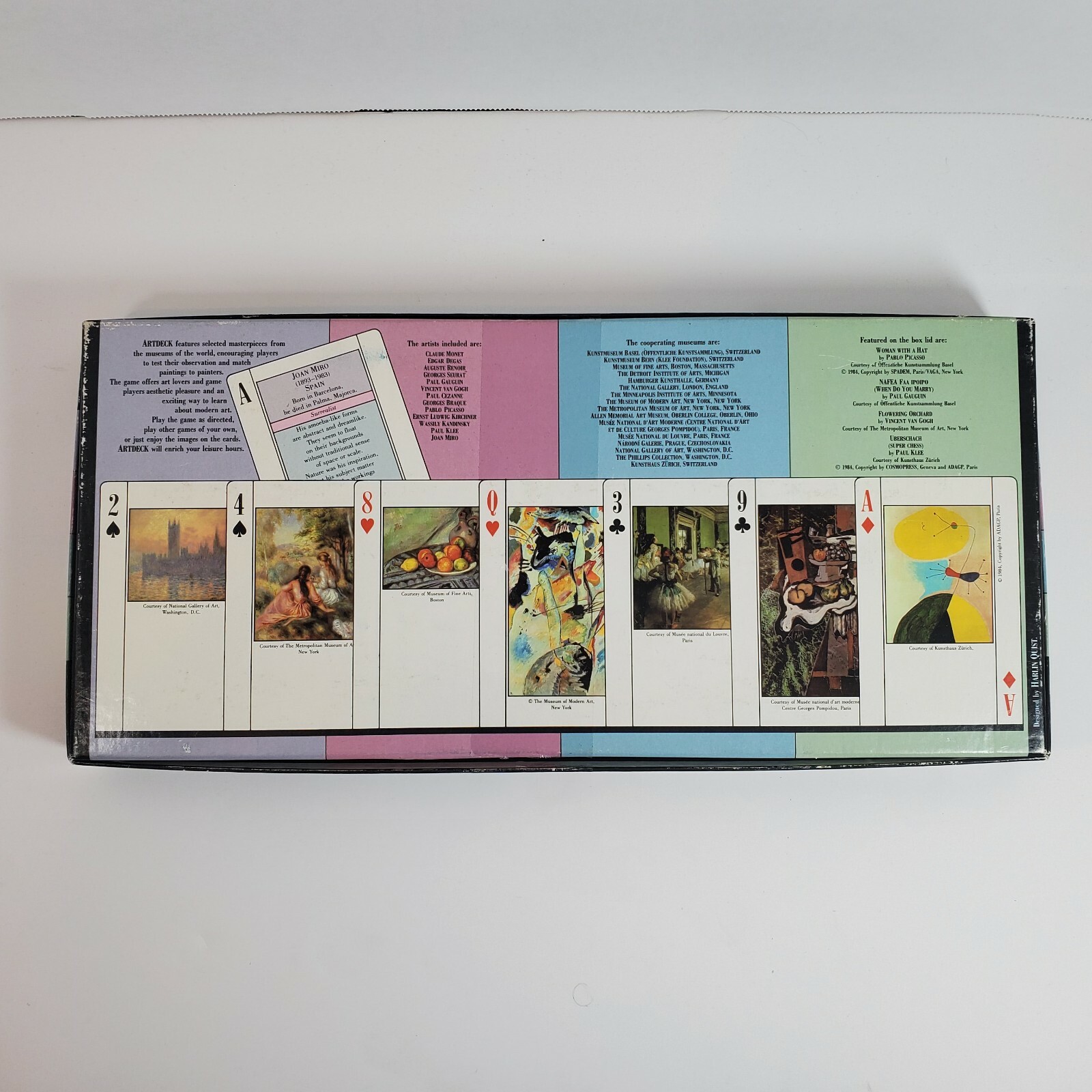 Artdeck The Game of Modern Masters Impressionism to Surrealism 1984 Complete
