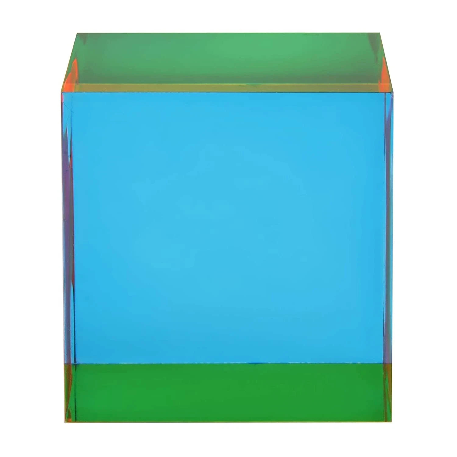 ECBANLI CMY Mixing Color Cube 1.6inch Acrylic Glass CMYcube Prism Multi Color Ph