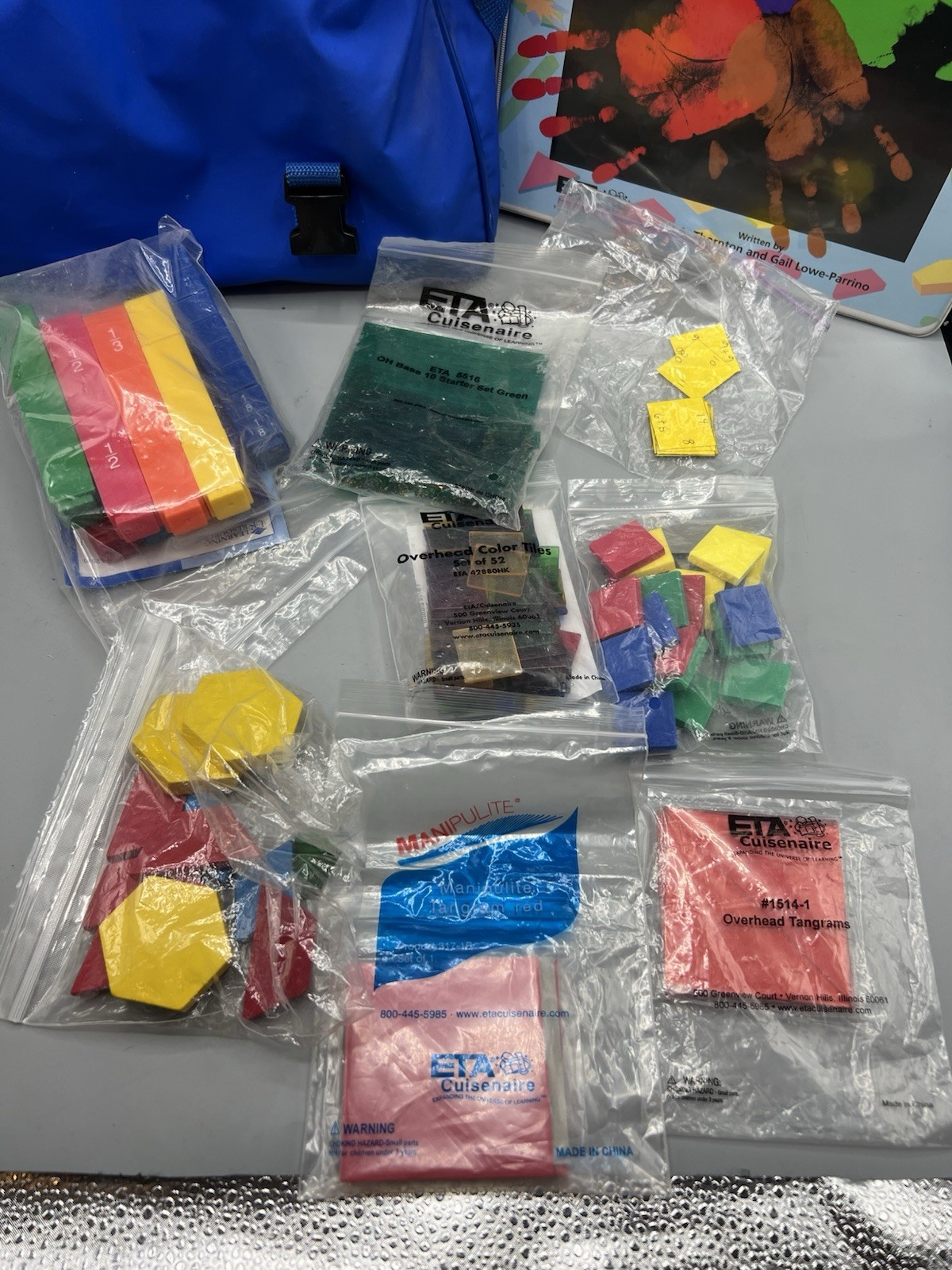 Math Manipulatives Lesson Plans Home School Elementary Class Lot Hands On HOT