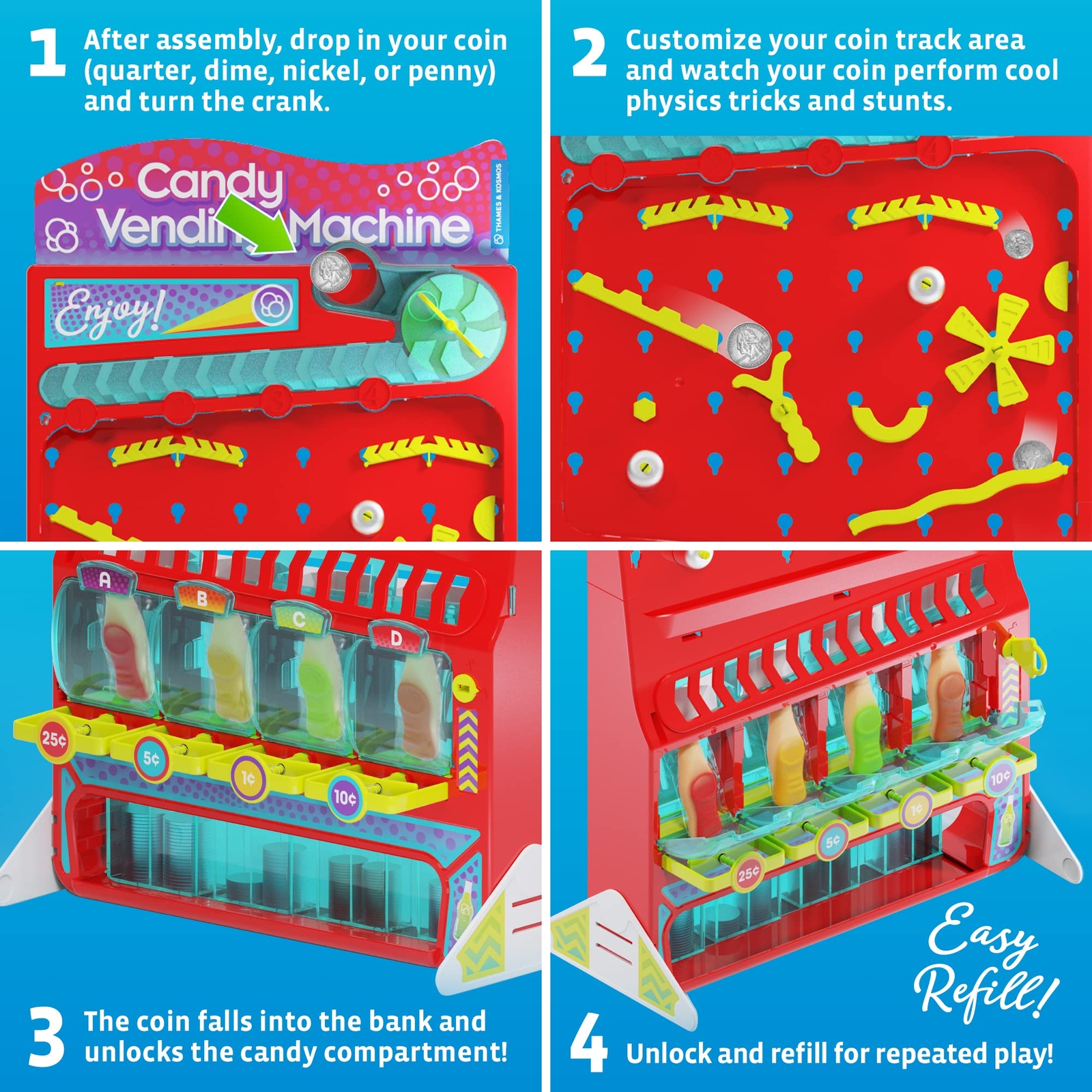 DIY Toy Vending Machine Science Kit STEAM Education for Ages 8 and Up
