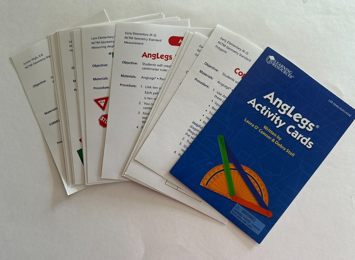 Learning Resources AngLegs Pack with Activity Cards Set of 2