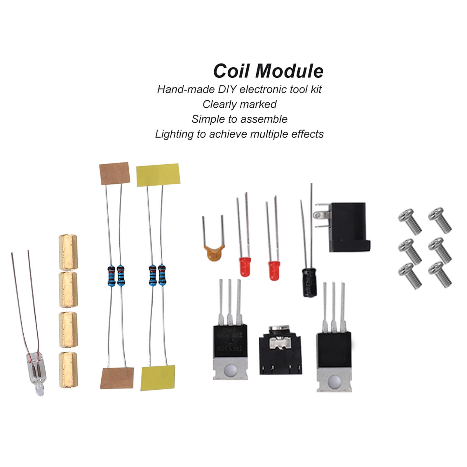 Coil Module Plasma Speaker Unassembled Mini Electronic Kit Tool 15W DC New