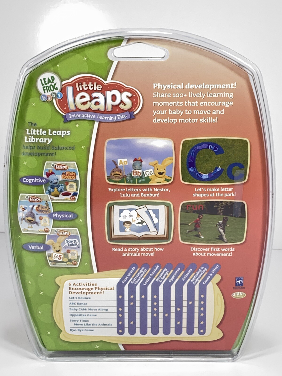 LeapFrog Baby Little Leaps Play & Move Learning Through Movement – New