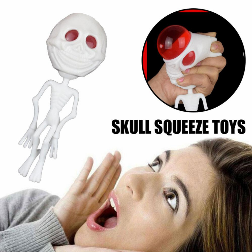Skull Monsters Gothic Fidget Toy, Push Bubble Sensory Stress Relief Kids Gifts