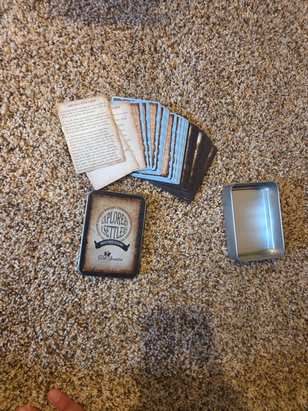 The Good and the Beautiful Explorers & Settlers History Game – Used EXCELLENT