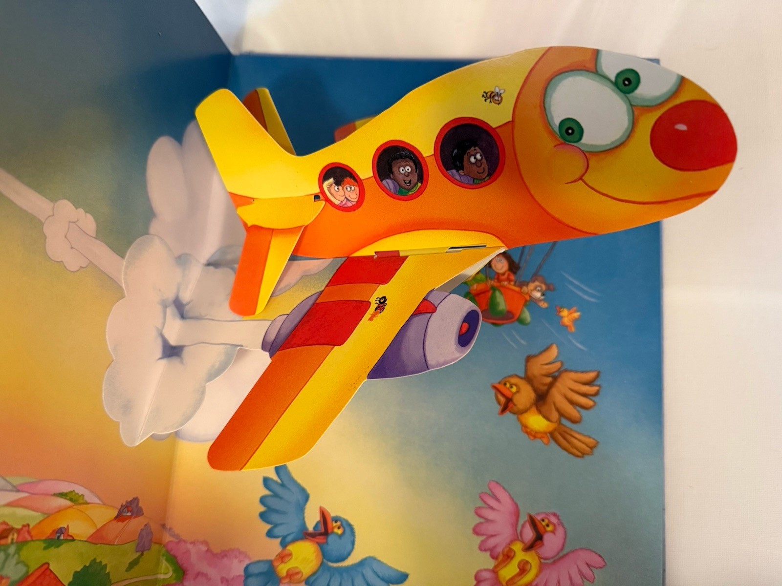 Trains Boats and Planes Interactive Pop-Up Children’s Book Educational Transport