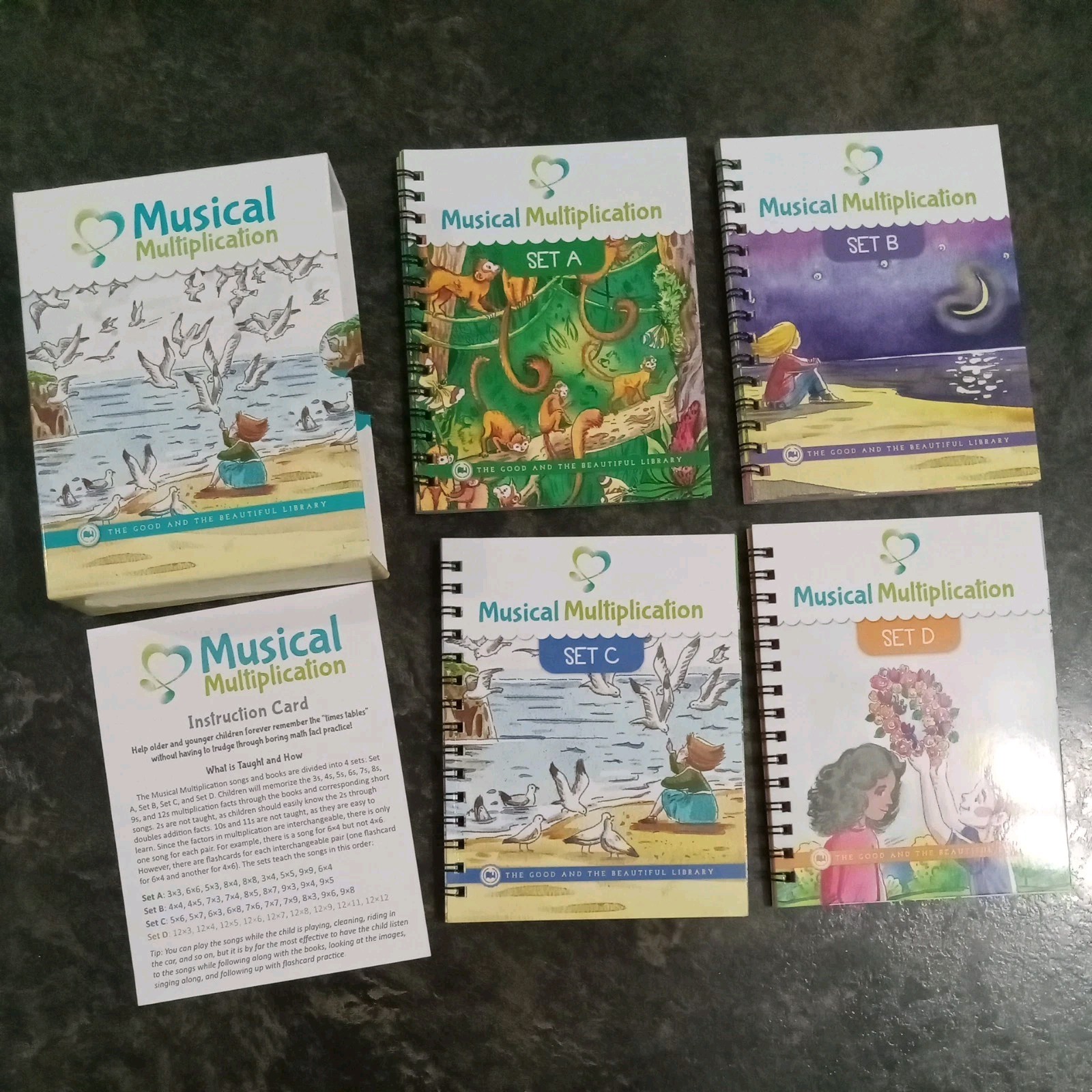 The Good and Beautiful Math 3 Manipulative Box/Musical Multiplication/Snap it up