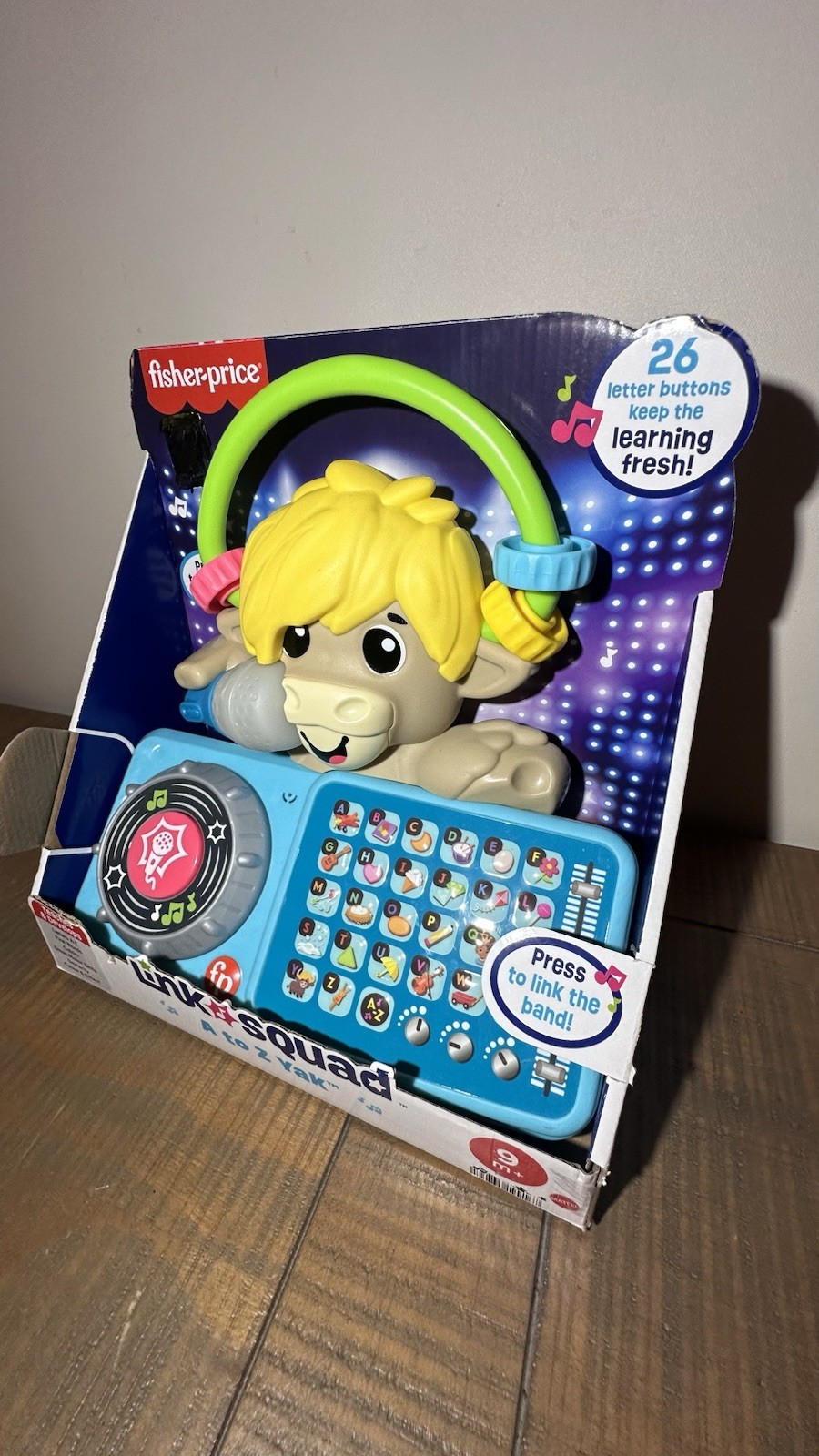 Fisher-Price Link Squad A to Z Yak Electronic Learning Toy w/ 26 Songs & Sounds