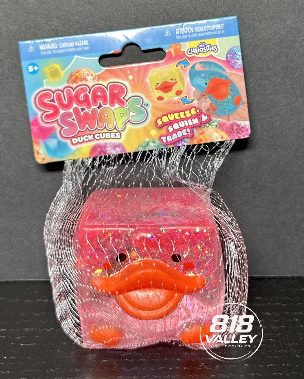 Sugar Swaps Duck Cube – Pink -Squishy Fidget Sensory Toy