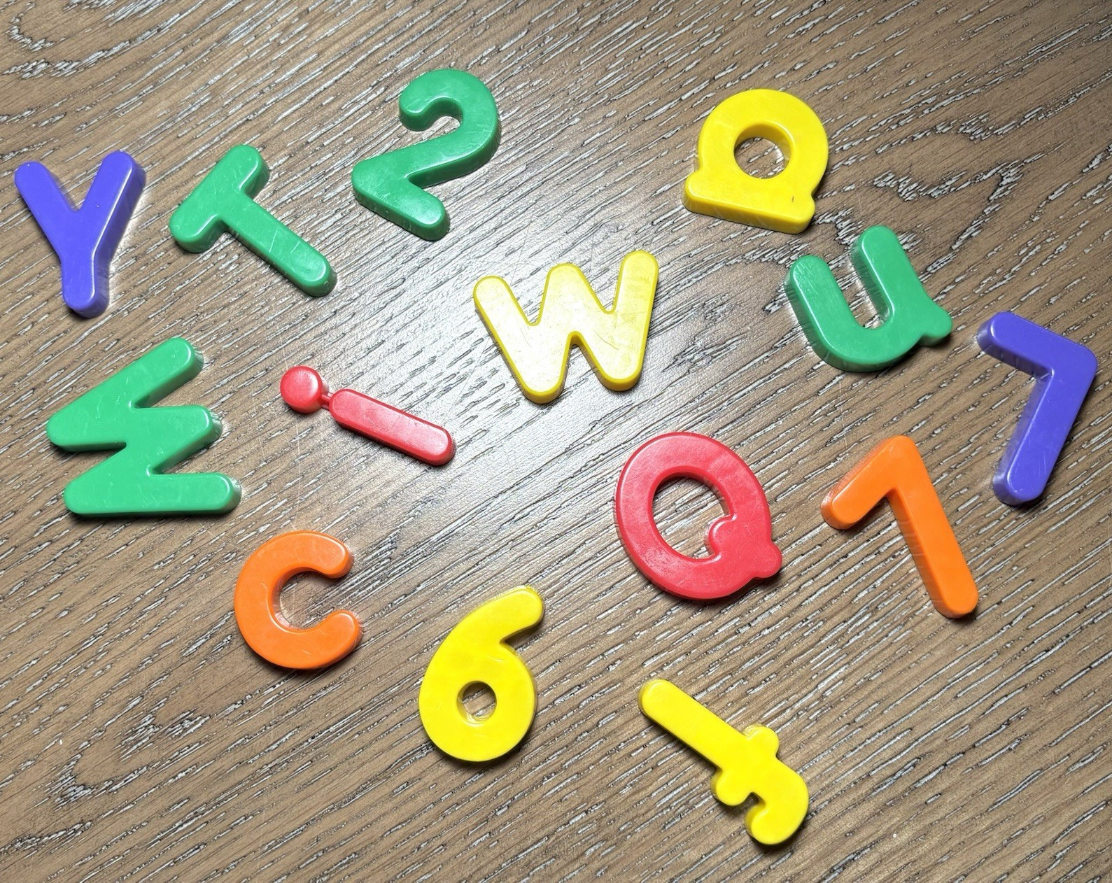 Magnets Alphabet Letters & Number Magnets Colorful Assorted Educational 29 lot