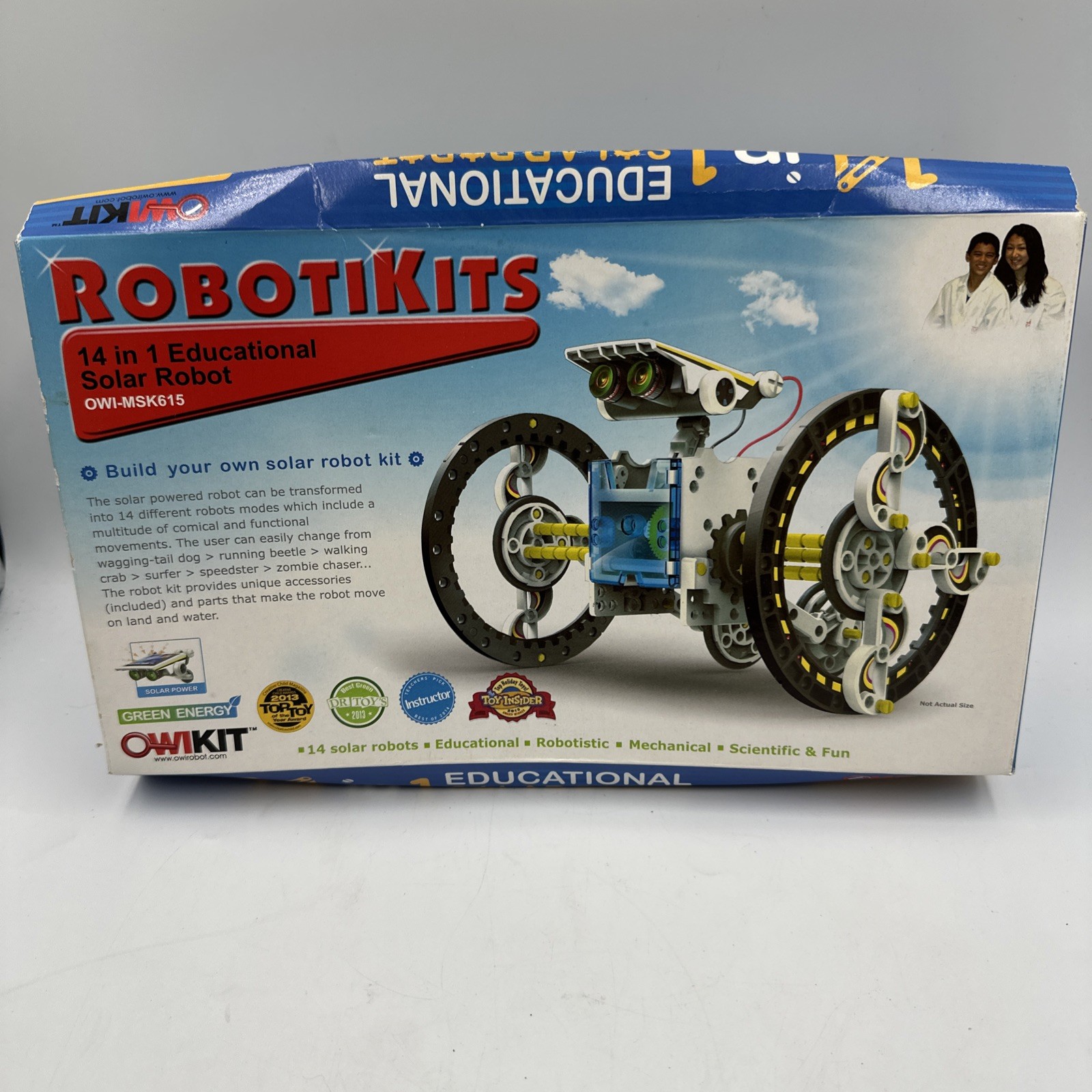 NIB Robotikits 14 In 1 Educational Solar Robot By Owikit Never used