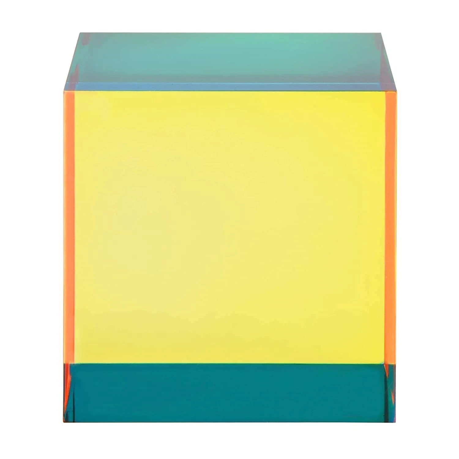 ECBANLI CMY Mixing Color Cube 1.6inch Acrylic Glass CMYcube Prism Multi Color Ph