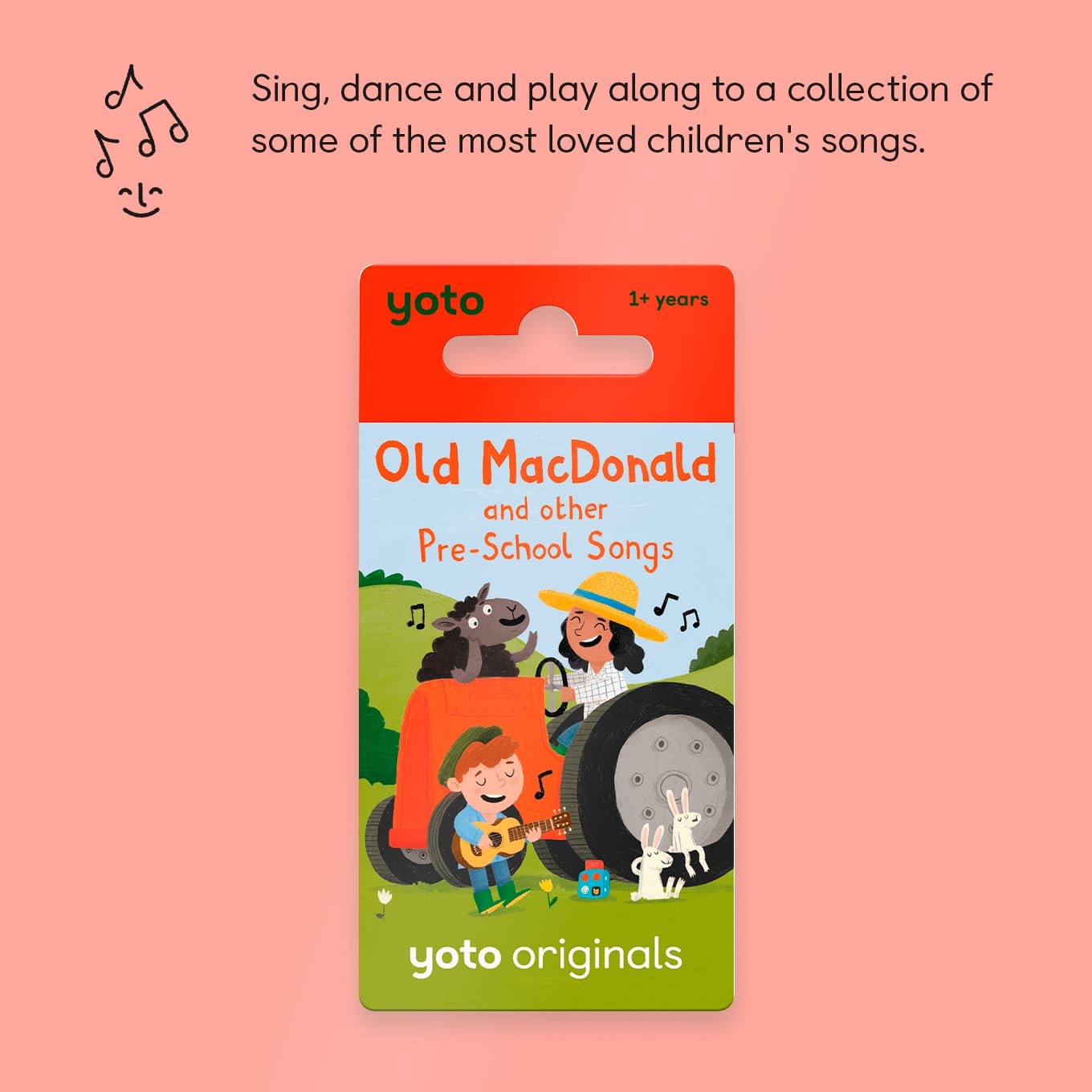 Yoto Old Macdonald & Pre-School Songs Audio Card for Kids Ages 1+