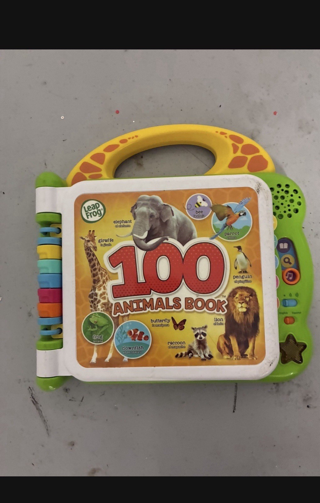 LeapFrog 100 Animals Book Electronic Learning System for Ages 18 Months Up
