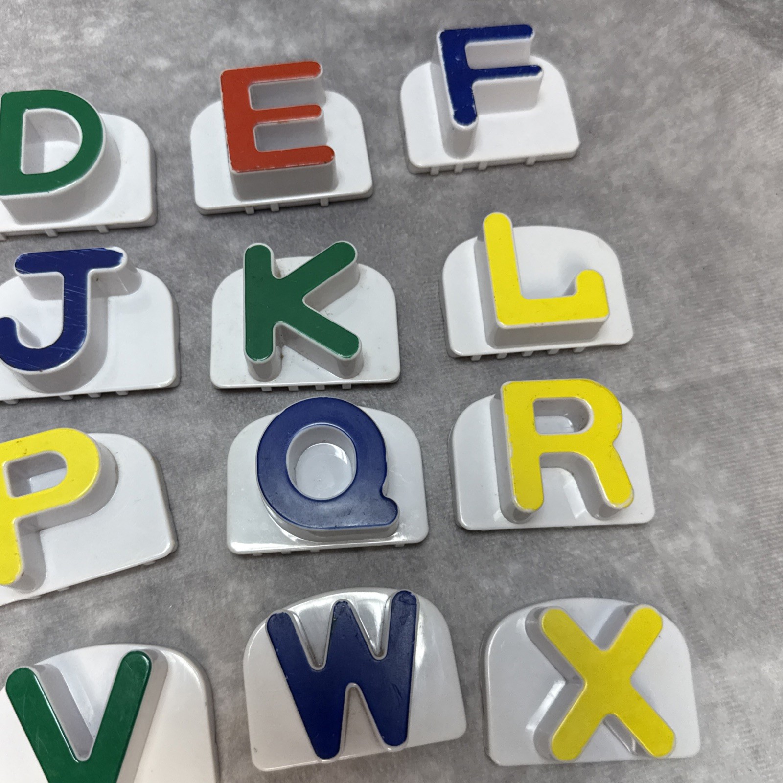 Leap Frog WORD WHAMMER Fridge Set Magnetic Alphabet WORKS 30 Letters No “S”