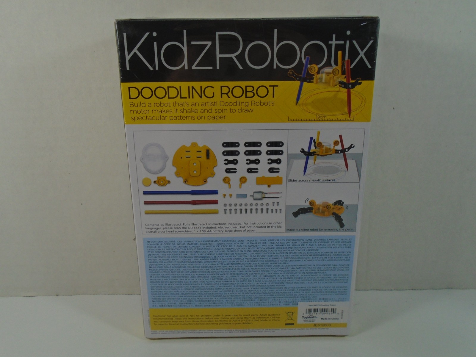 2019 4M KIDZ ROBOTIX–DOODLING ROBOT KIT (NEW)