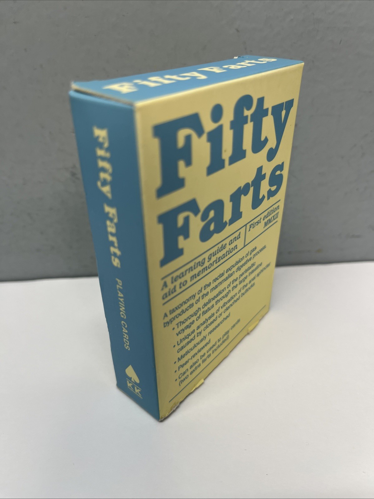 Fifty Farts Playing Cards (52) Gag Gift Learning Guide Cards First Edition MMXII
