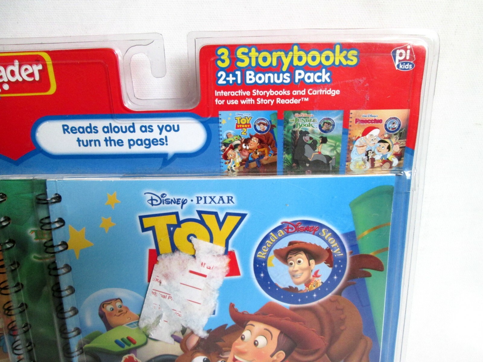 NEW PI Kids Story Reader 3 Disney Storybooks Toy Story 2 Pinocchio Jungle Book