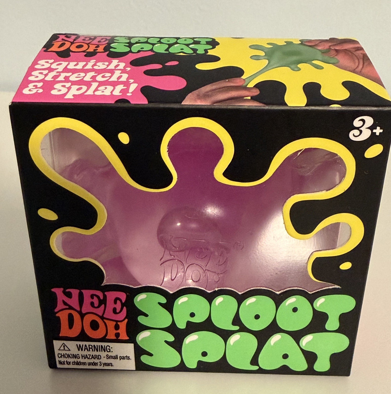 NeeDoh Sploot Splat TikTok Viral Squishy 🔥 Pink Sensory Fidget Toy NEW In Box
