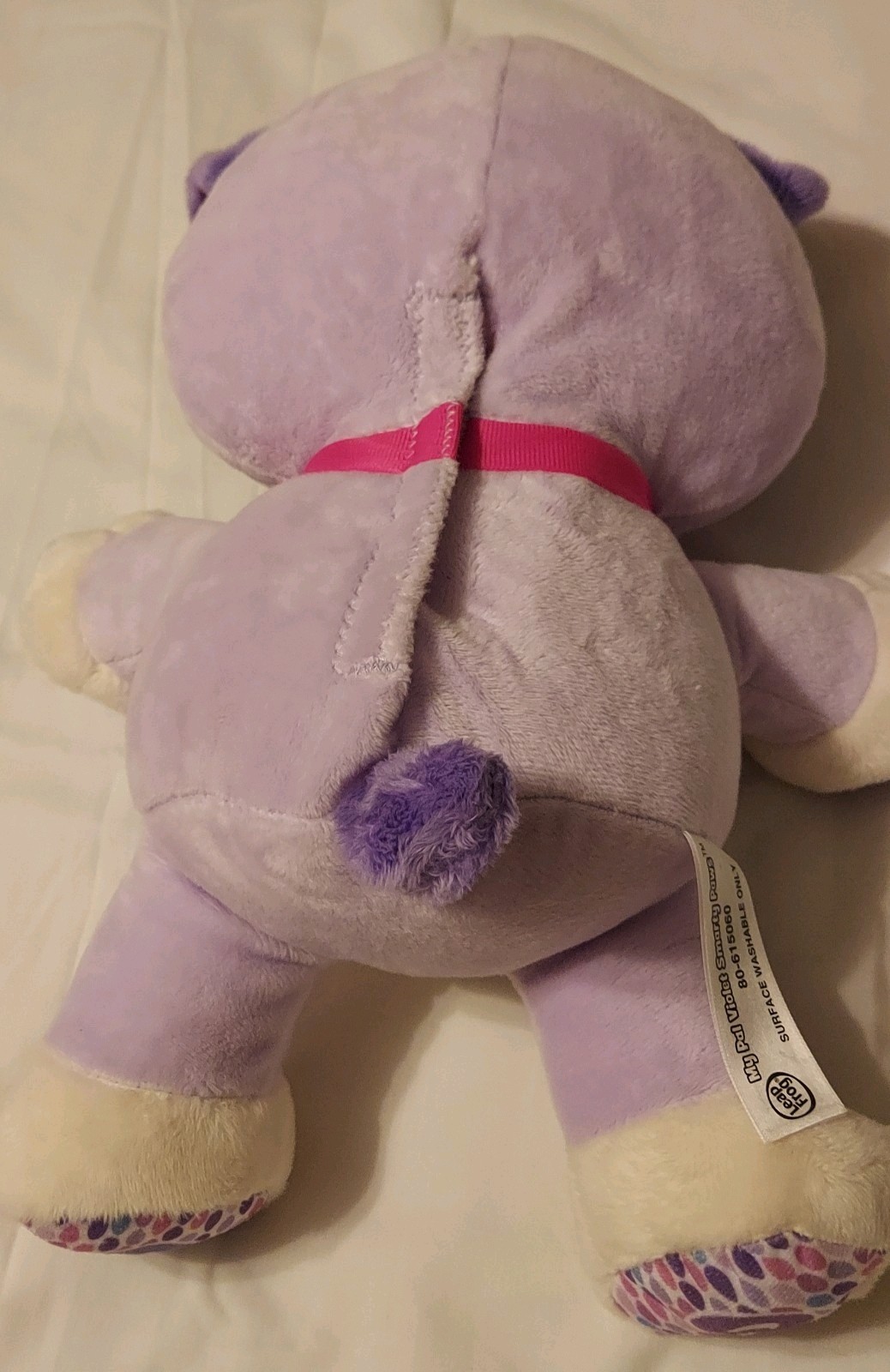Leap Frog Interactive Snuggle Plush Puppy Violet Sings & Talks