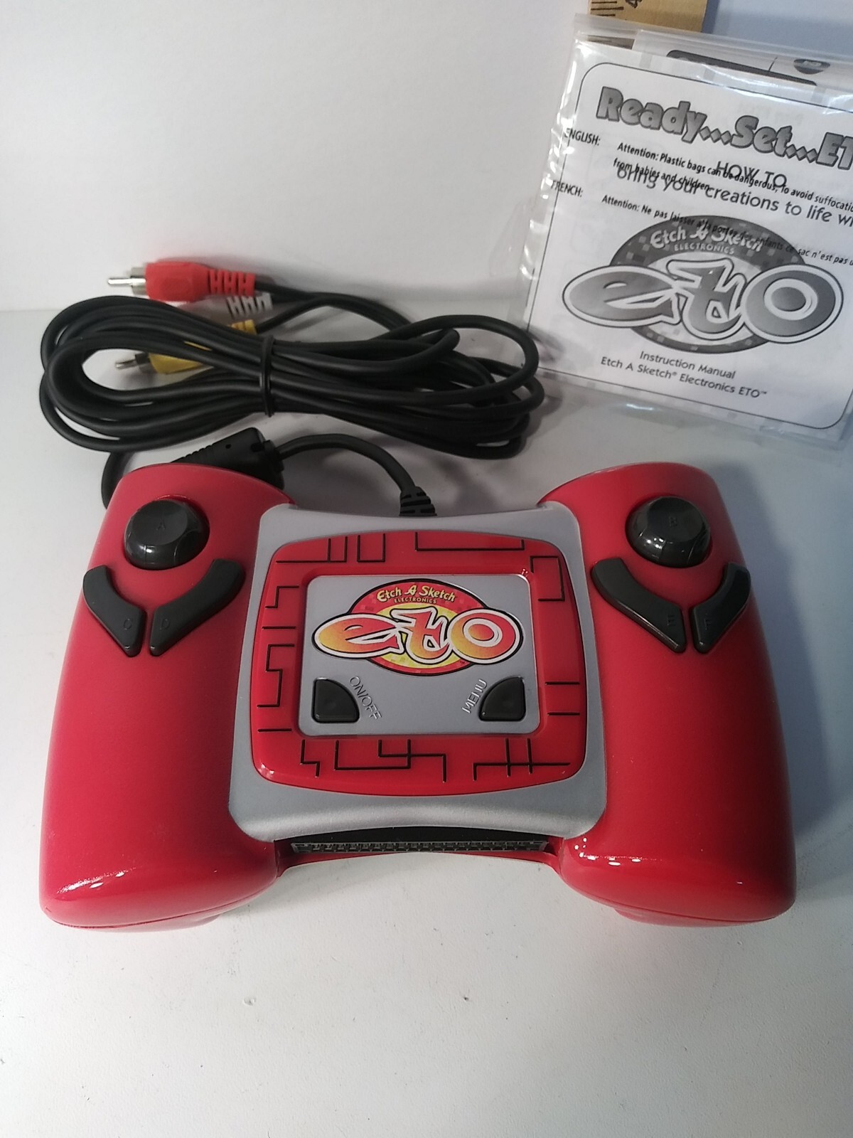 Etch A Sketch Plug ‘N Play Drawing System TV Hook Up New No Box