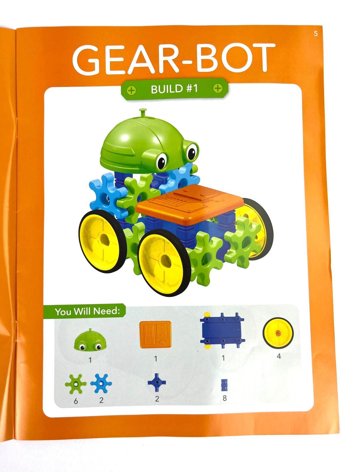 Lakeshore Remote Control Gear-Bot STEM Toy Complete w/ Manual Works