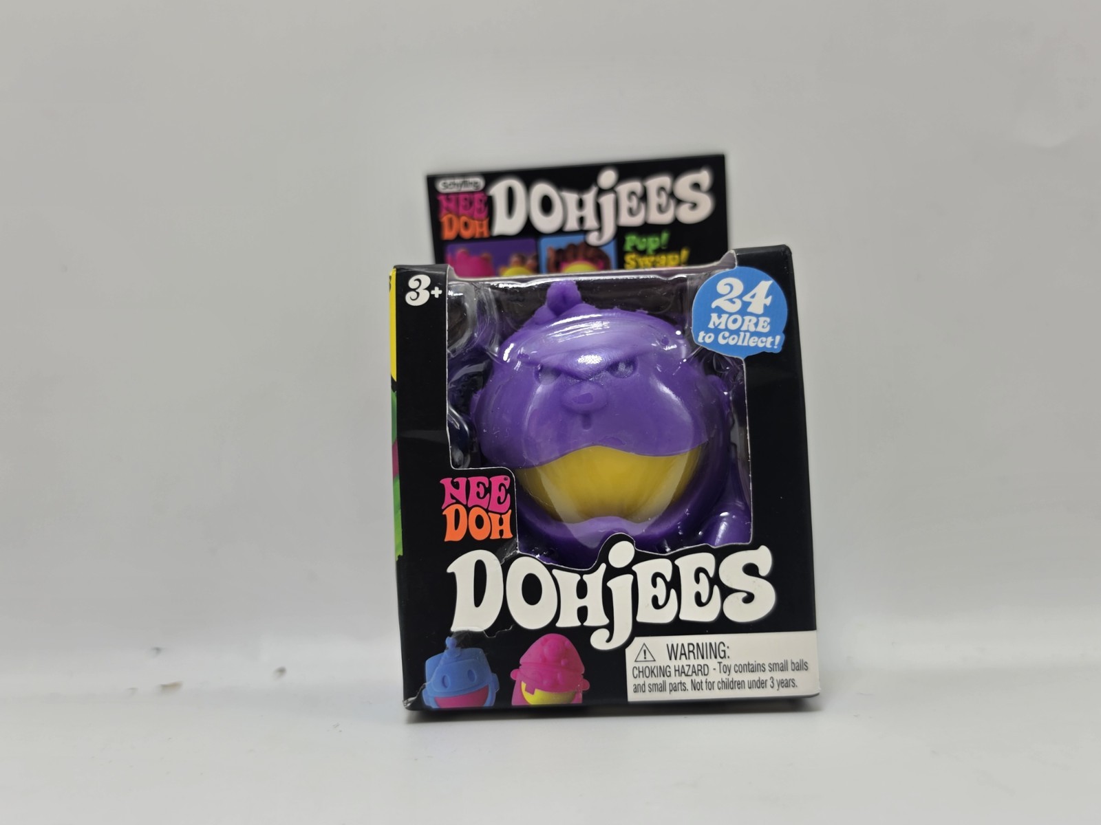 NeeDoh Dohjees Series 2 Purple Monster Pop Swap Squish Collect Rare